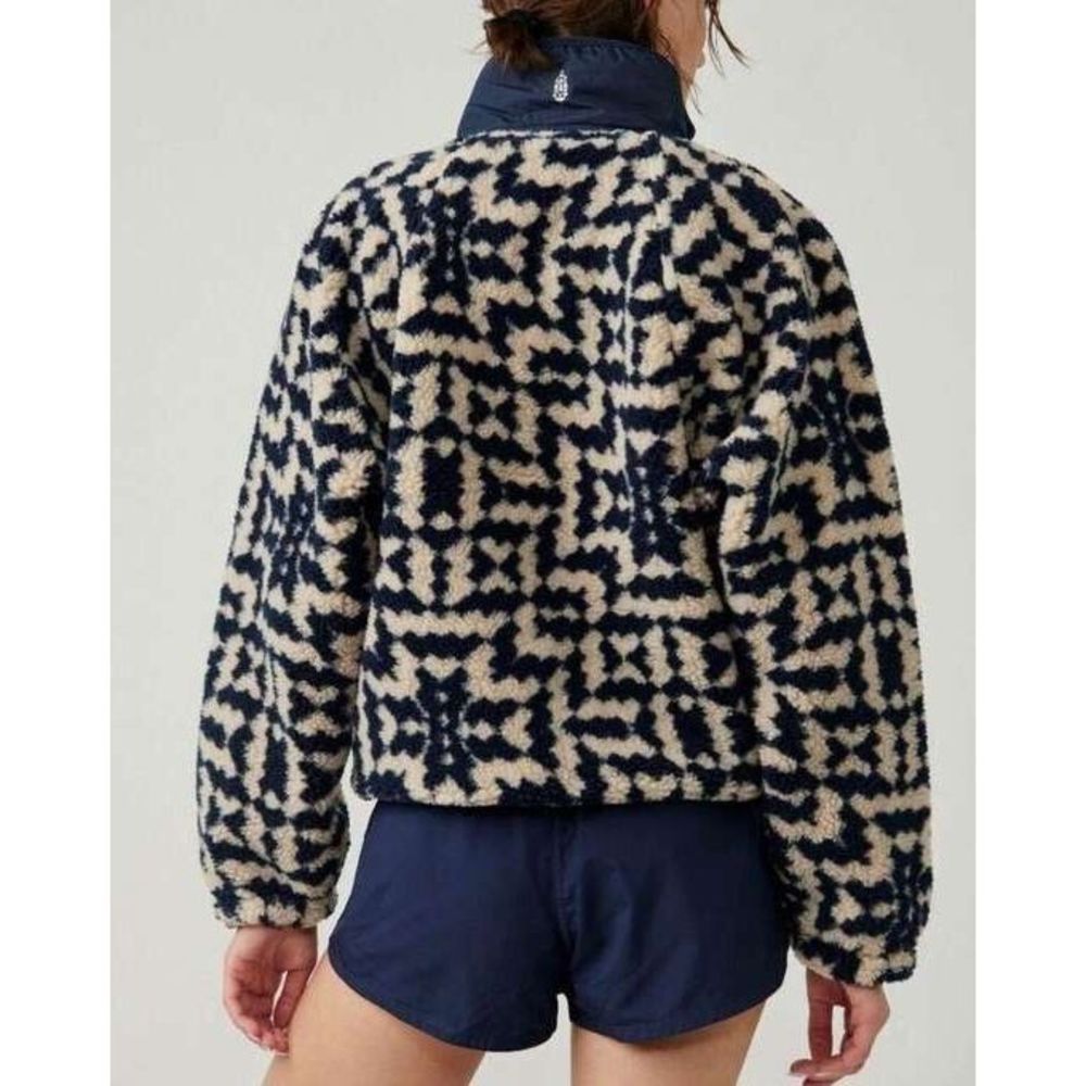 Free People Hit The Slopes Printed Fleece Jacket - Picture 8 of 15